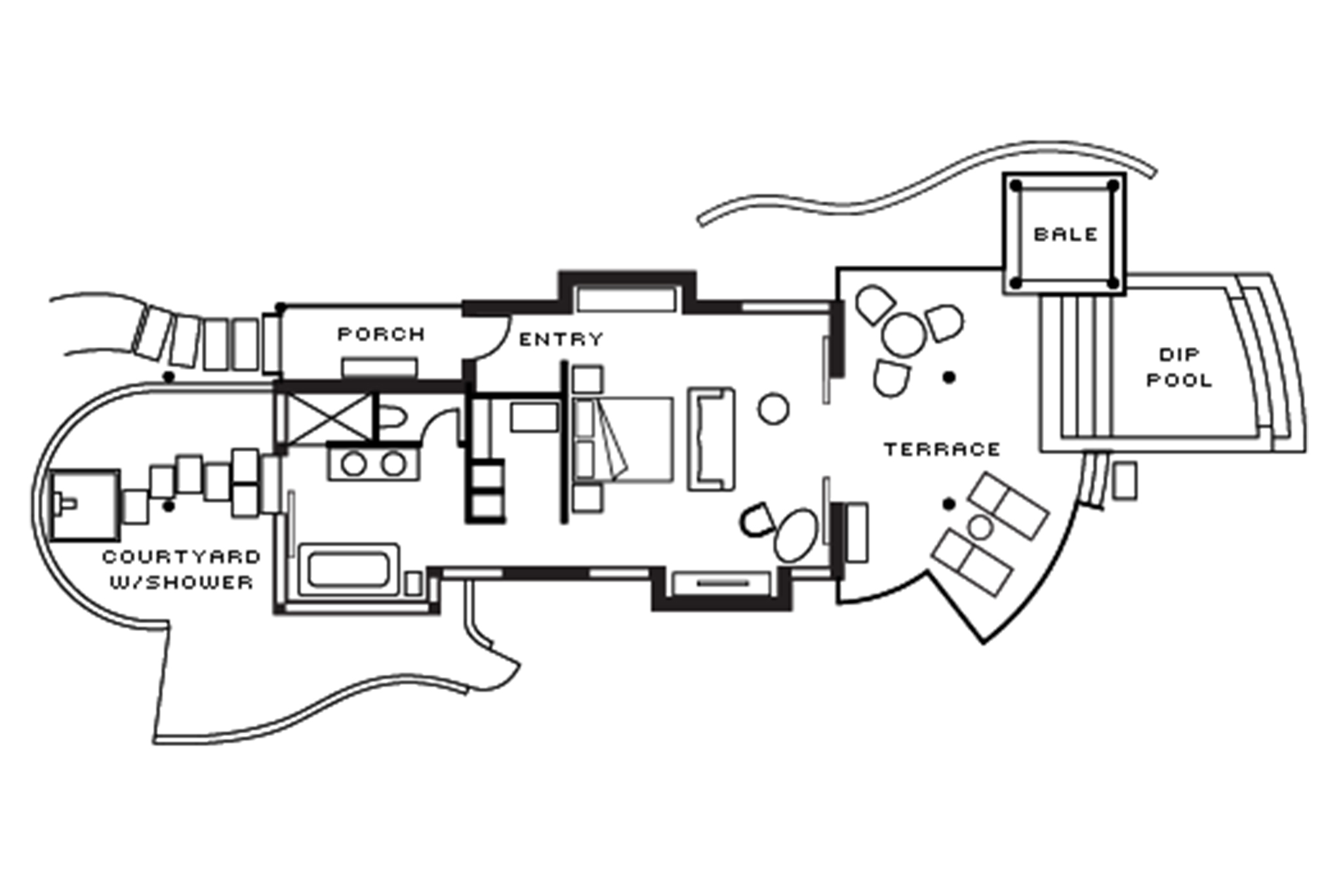 FS Kura Huraa - Sunrise Beach Villa with Pool Floor Plan