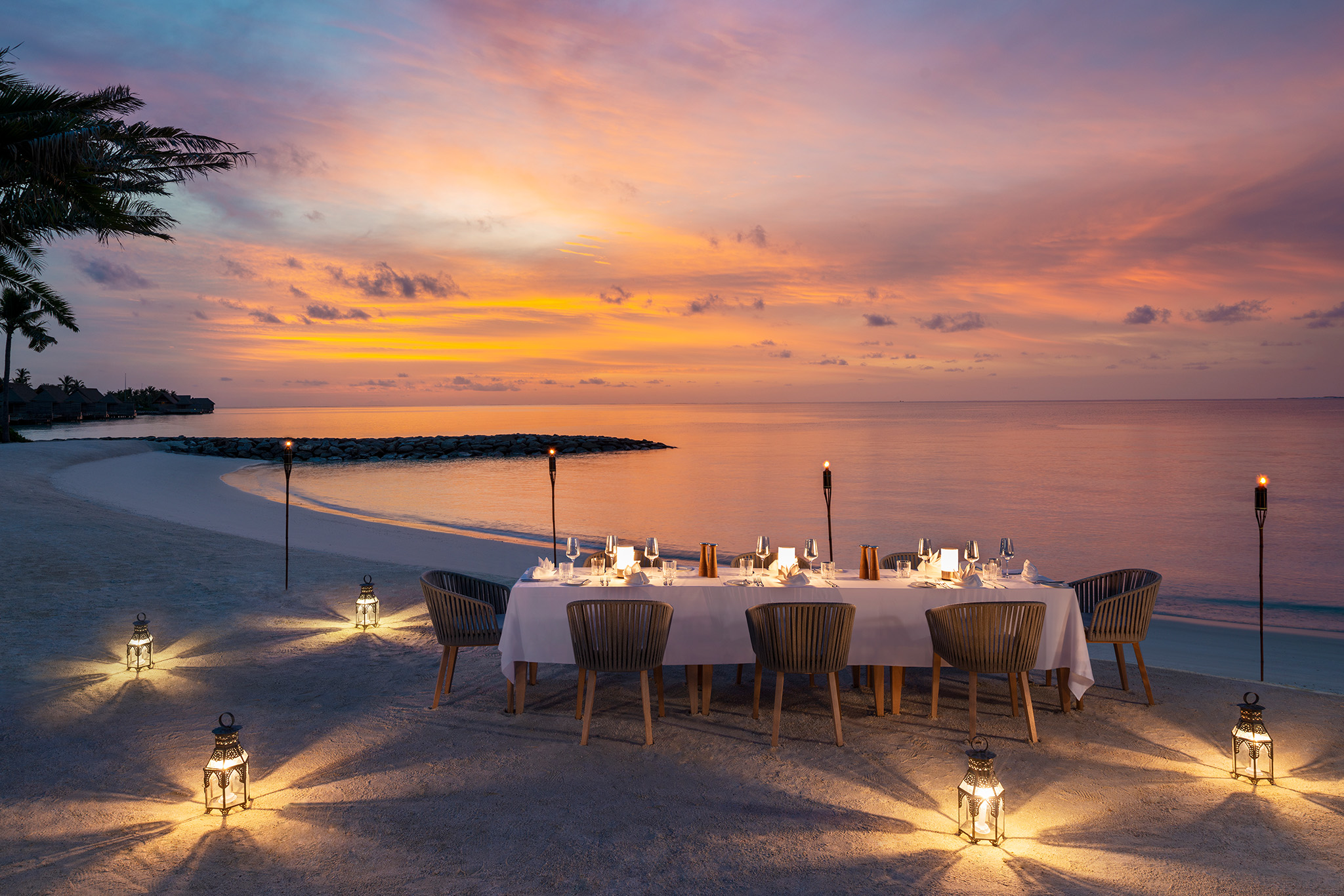 Waldorf_Astoria_Maldives_Ithaafushi_Family Beach_dinner for eight Waldorf_Astoria_Maldives_Ithaafushi_Family Beach_dinner for eight