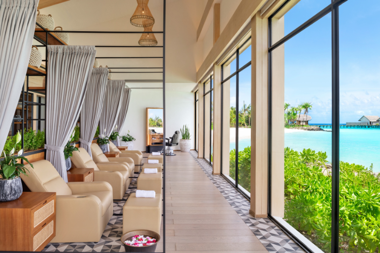 Hilton Maldives Amingiri Resort & Spa Amingiri Spa Salon Interior