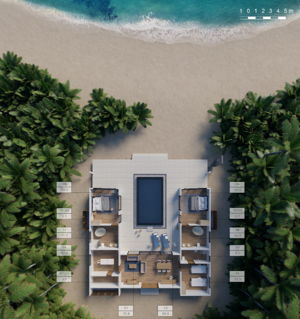 Movenpick Maldives Beach Pool Residence Floor Plan