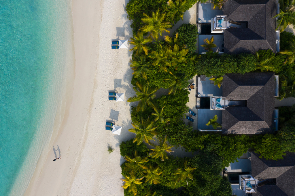 Movenpick Maldives Beach Suite Aerial