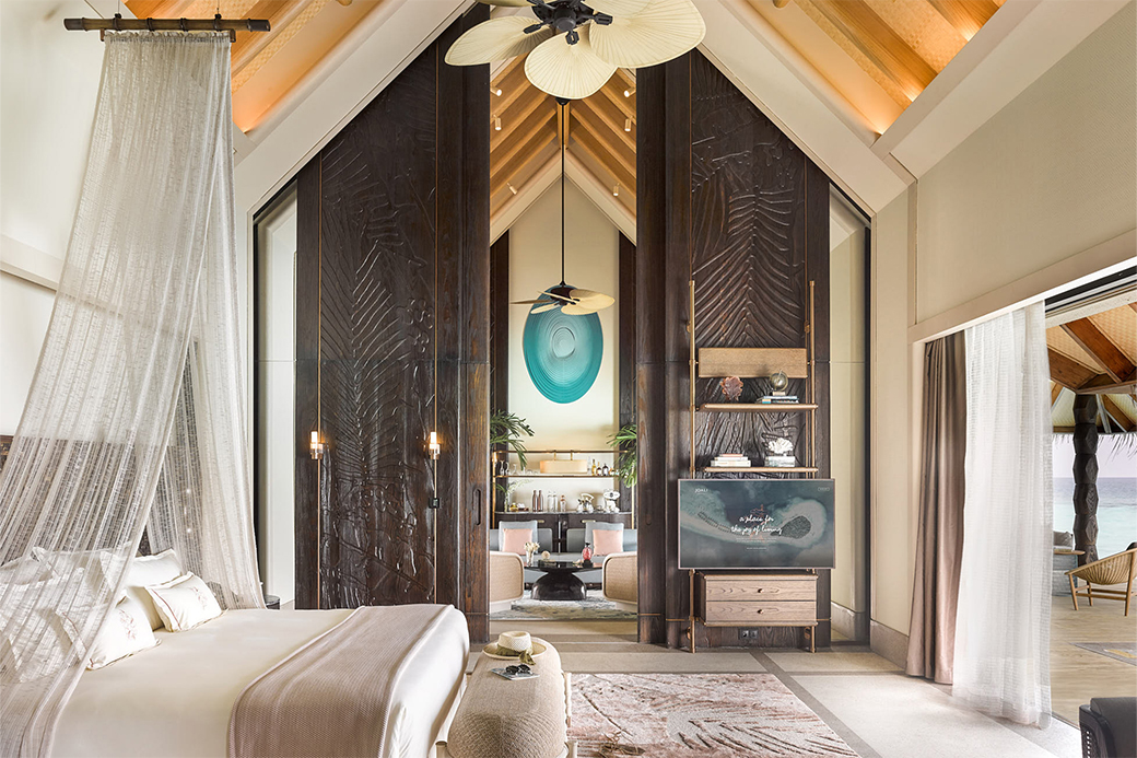 Joali_Maldives_Luxury Water Villa with Pool Bedroom Joali Maldives Luxury Water Villa with Pool