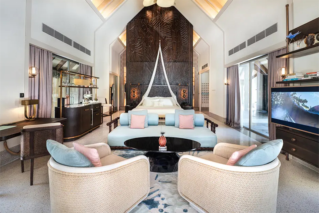 Joali-maldives-three-bedroom-beach-residence_bedroom_ Joali Maldives - Three Bedroom Beach Residence with Pool