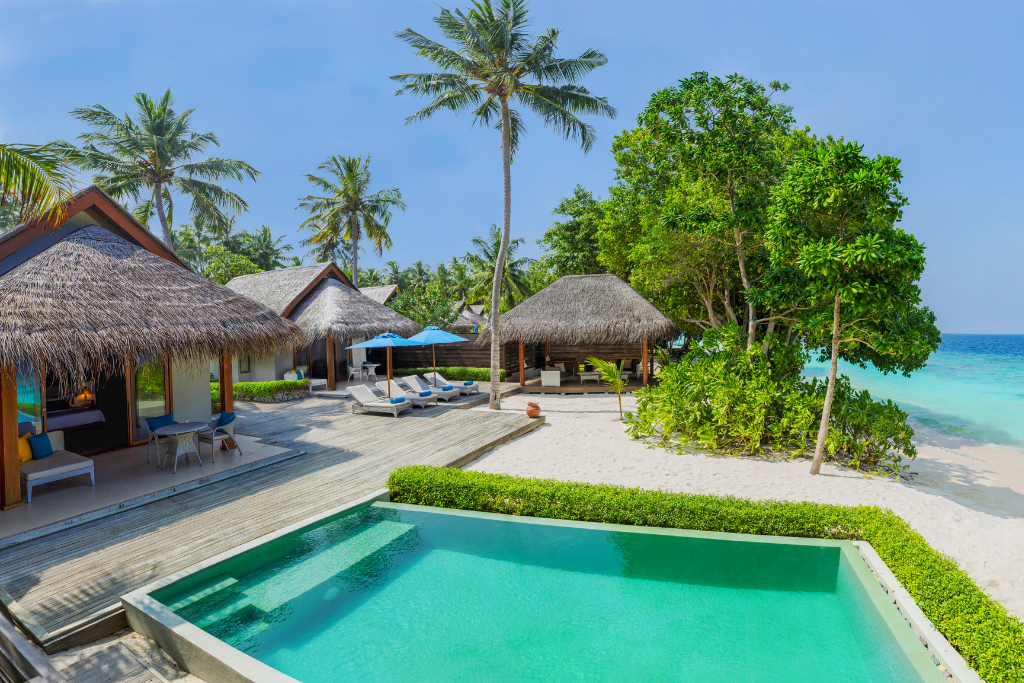 Dusit Thani Maldives Two Bedroom Family Villa with Pool exterior