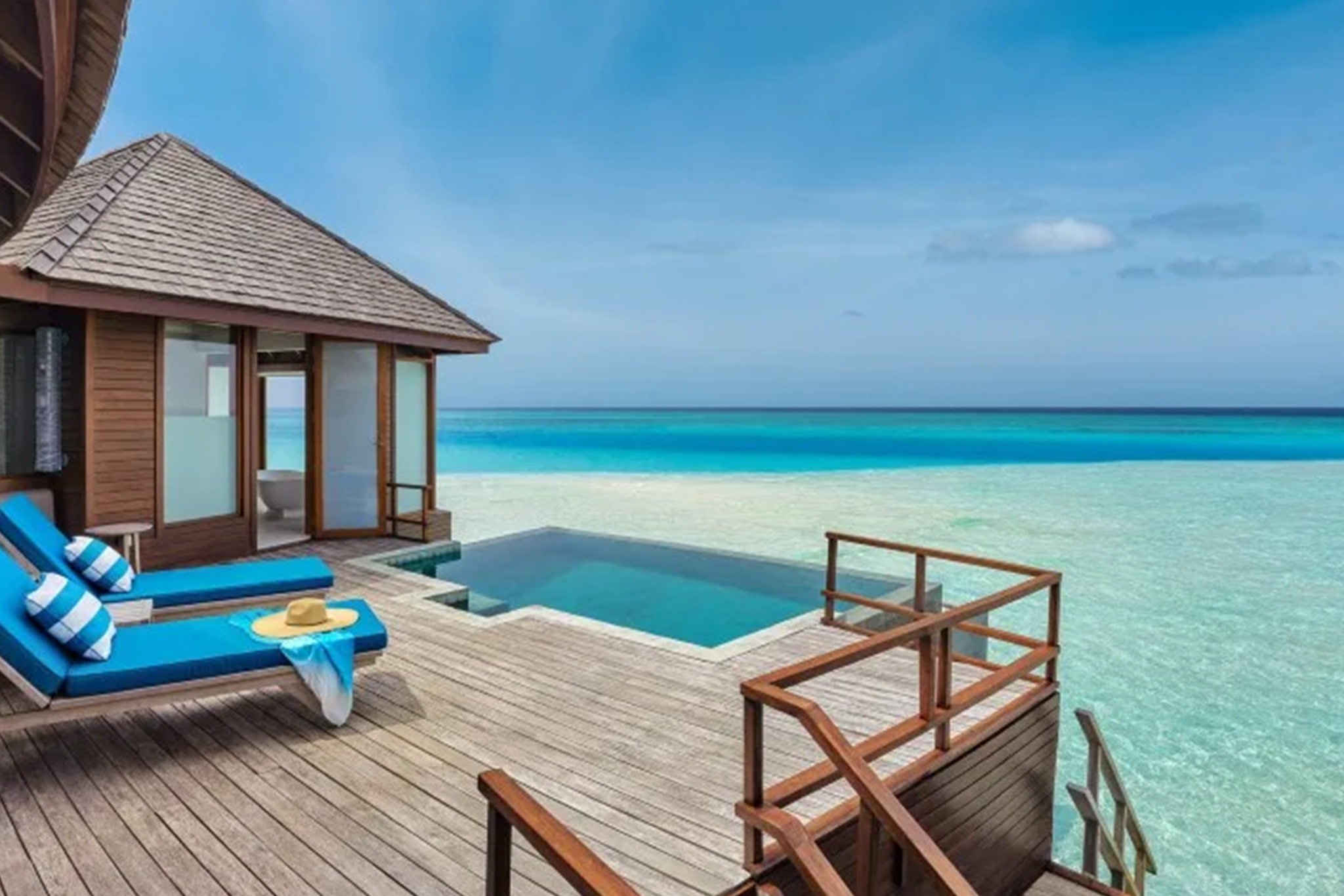 Anantara Dhigu Maldives Sunset Overwater Pool Suites