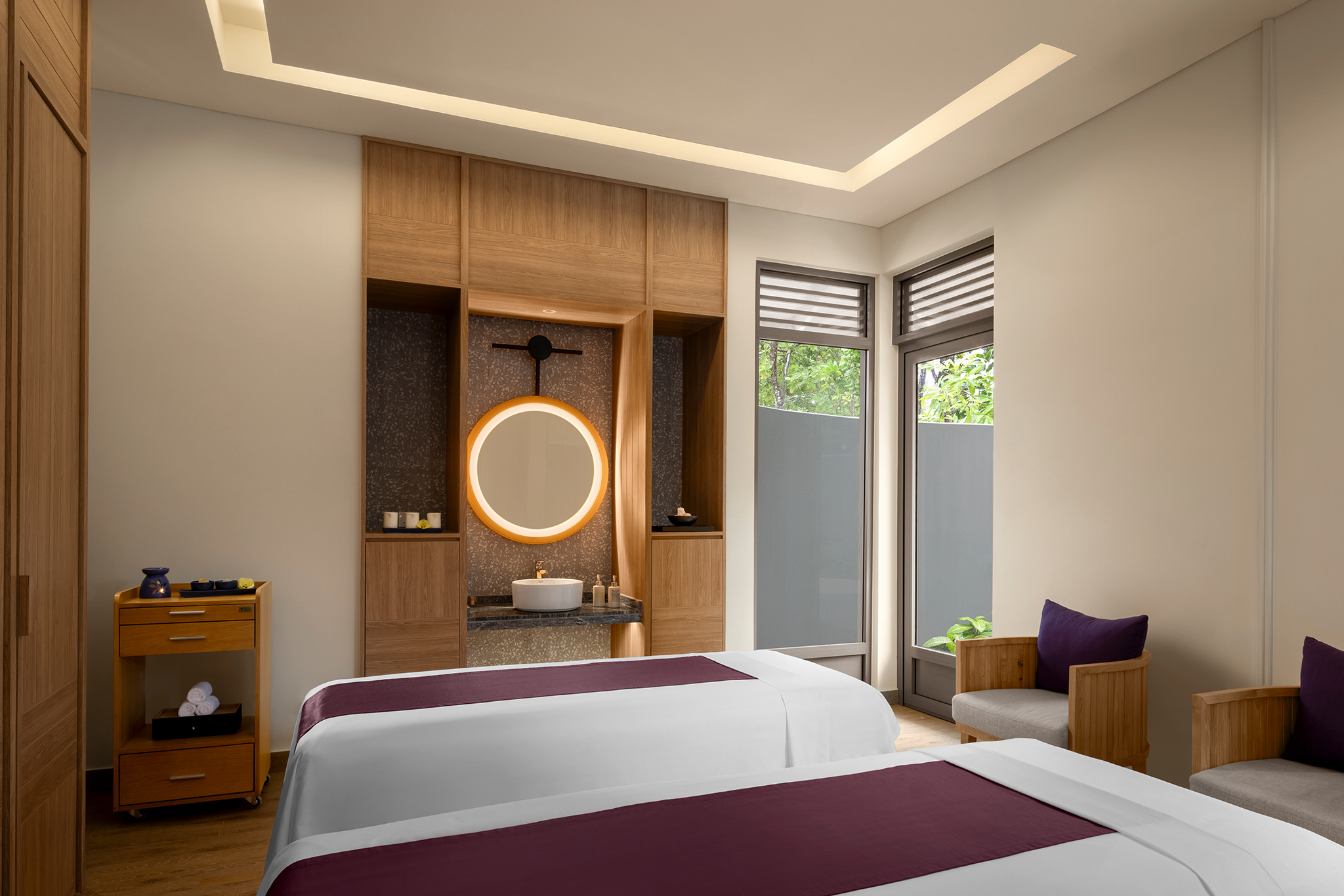 Avani + Fares Spa Treatment room