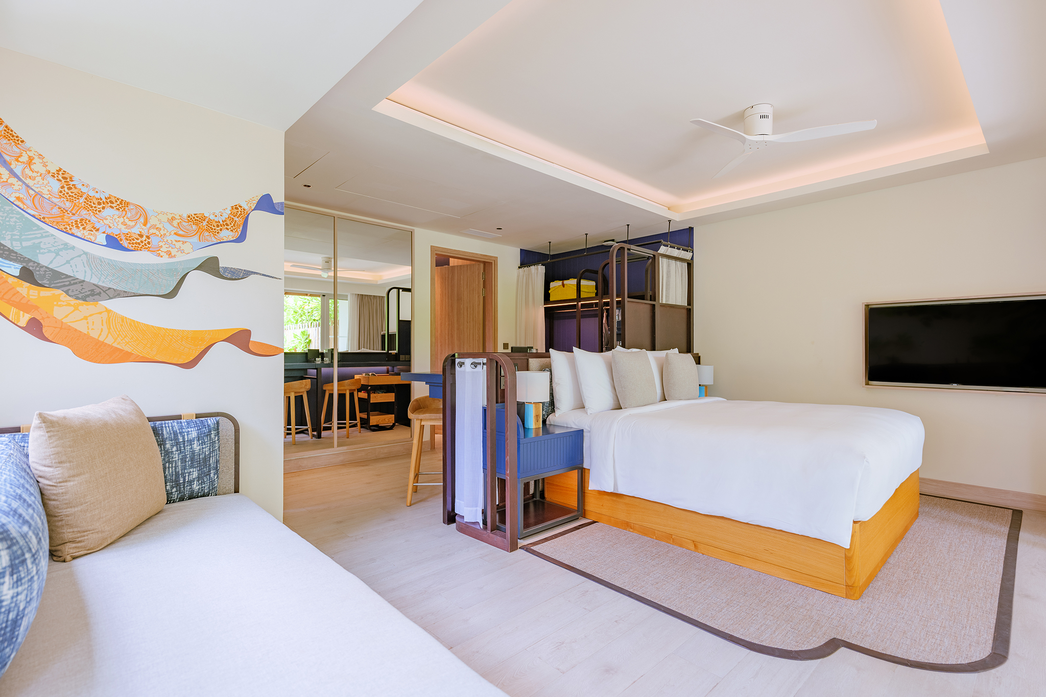 Avani + Fares Two Bedroom Beach Villa Bedroom