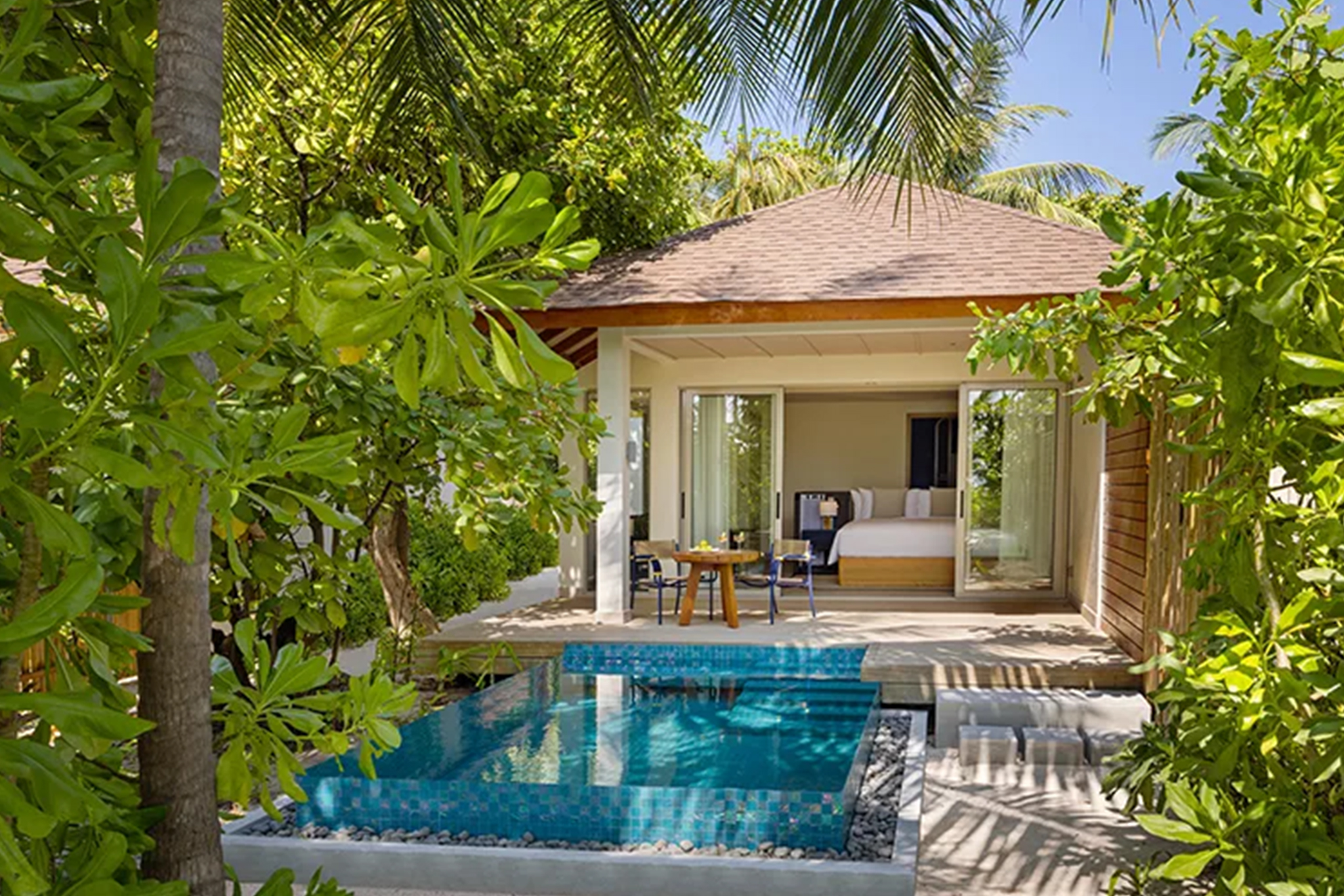 Avani + Fares Beach Pool Villa Bedroom