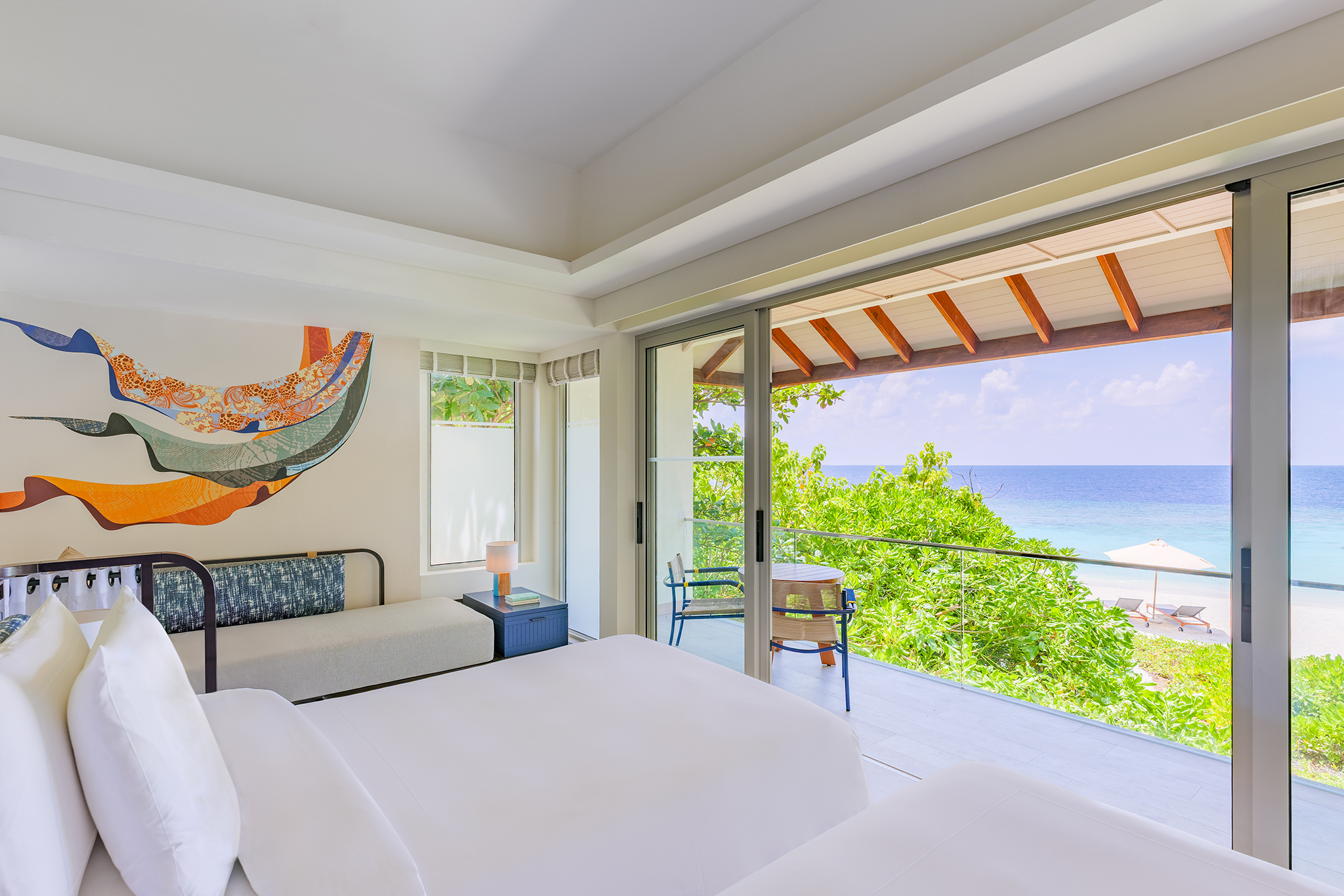 Avani + Fares Sunset Overwater Villa Bathroom Interior