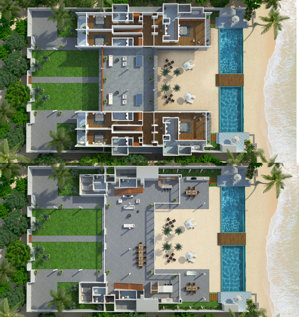 Amilla Maldives The Great Beach Residence Floor Plan