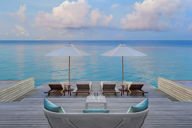 Anantara Kihavah Maldives Anantara Spa Outdoor Deck