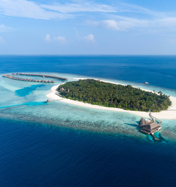 Anantara Kihavah Maldives aerial