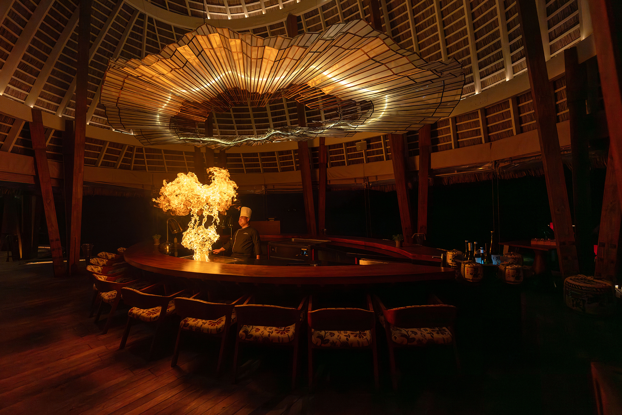 Anantara Kihavah Maldives FIRE Restaurant