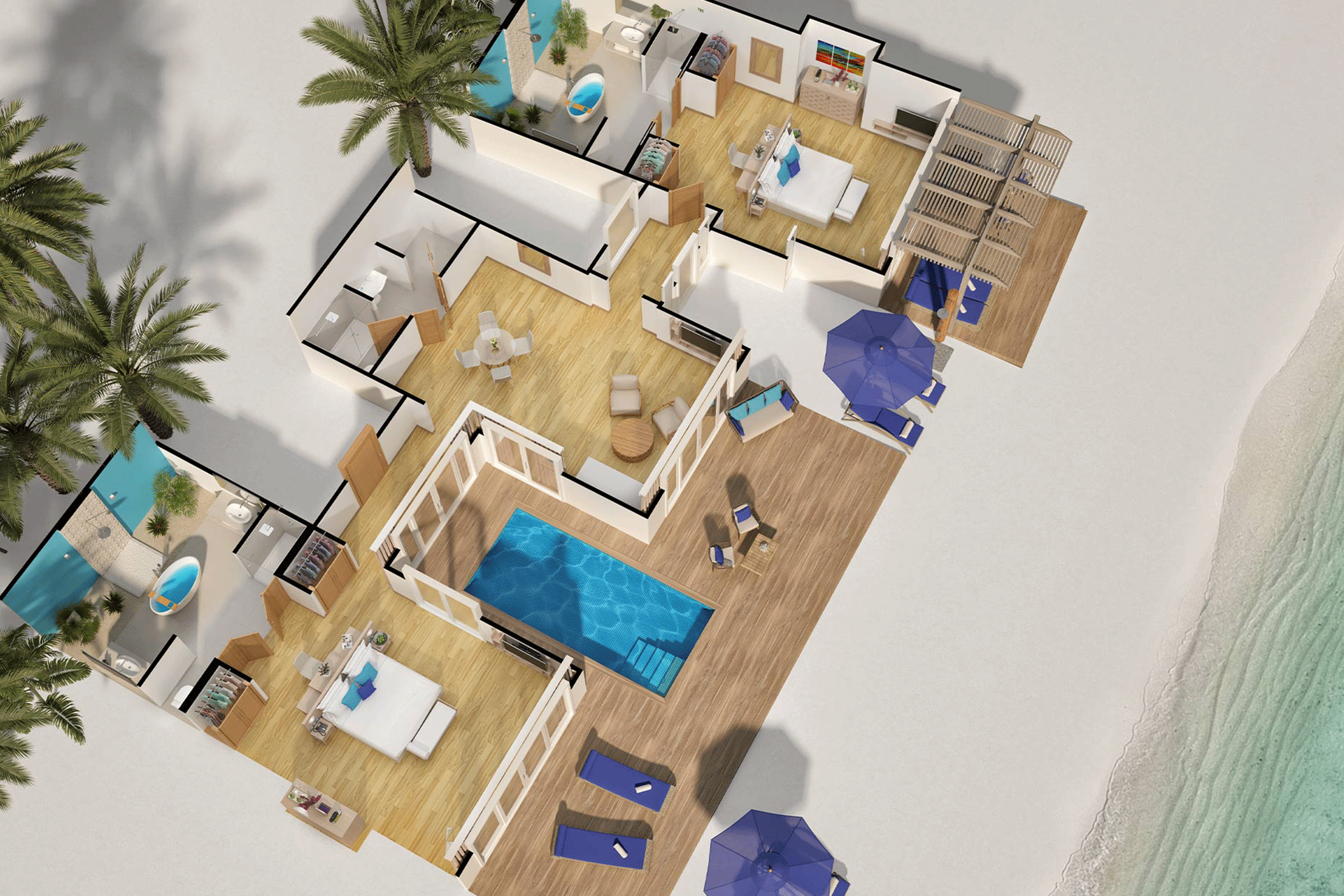 Baglioni-Maldives---Two-Bedroom-Beach-Suite-with-Pool-Floor-Plan