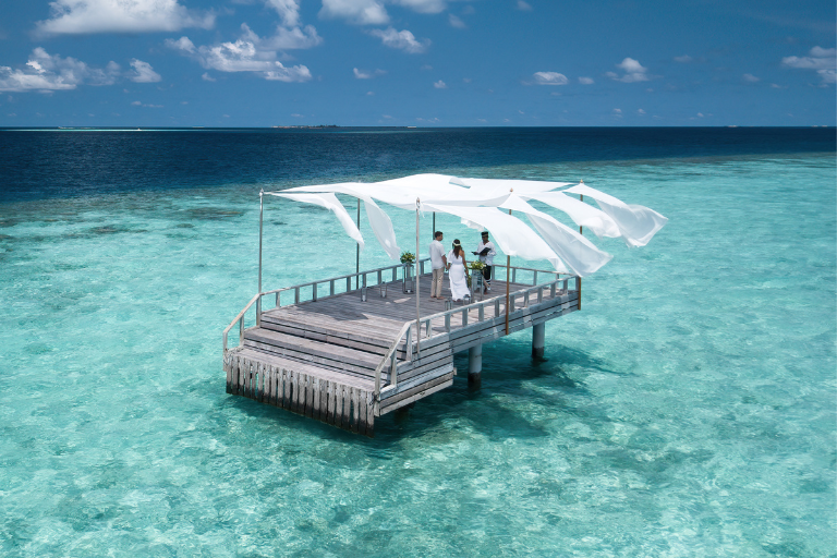 Baros Maldives Piano Deck Wedding