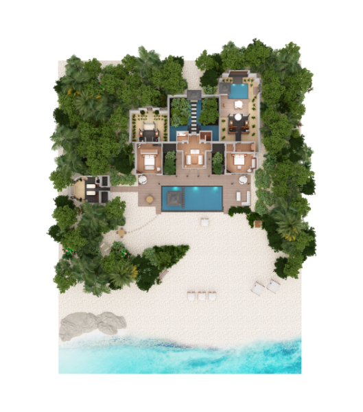 Beach Residence Floor Plan JA Manafaru