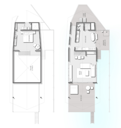 COMO Cocoa Island Loft Water Villa Floor Plan