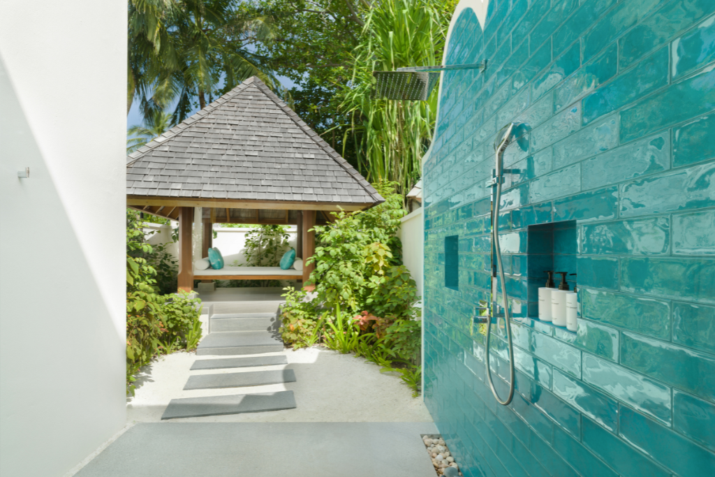 Conrad Maldives Rangali Island Beach Villa Outdoor Shower