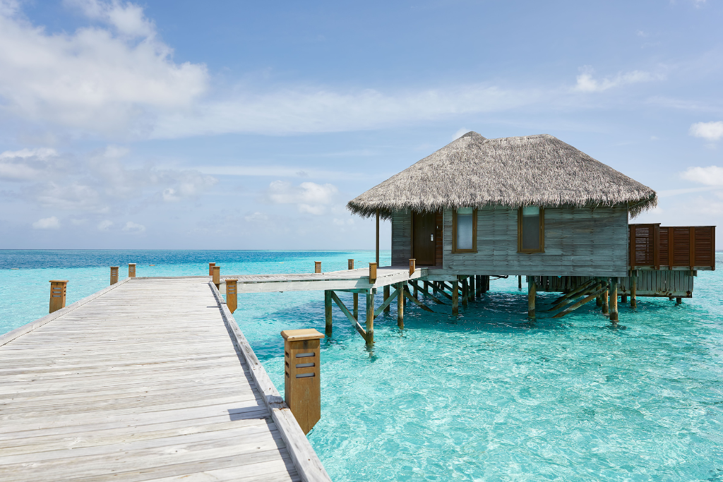Conrad Maldives Rangali Island Deluxe Water Villa with Pool Exterior