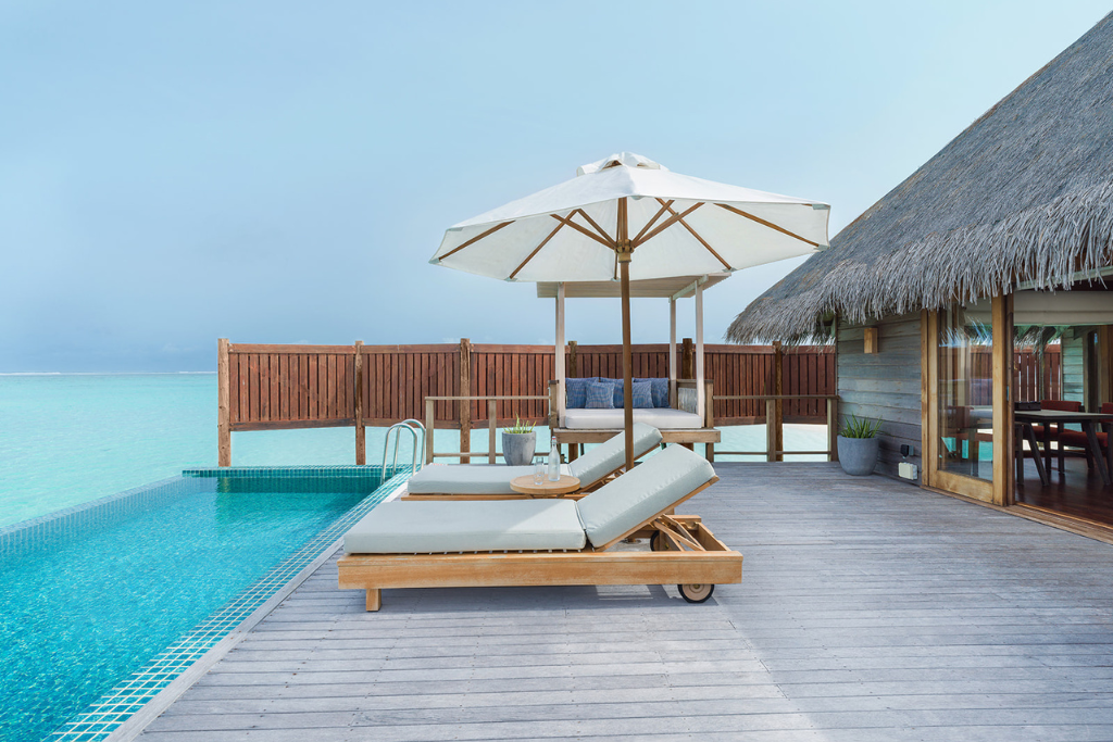 Conrad Maldives Rangali Island Premier Water Villa with Pool Exterior