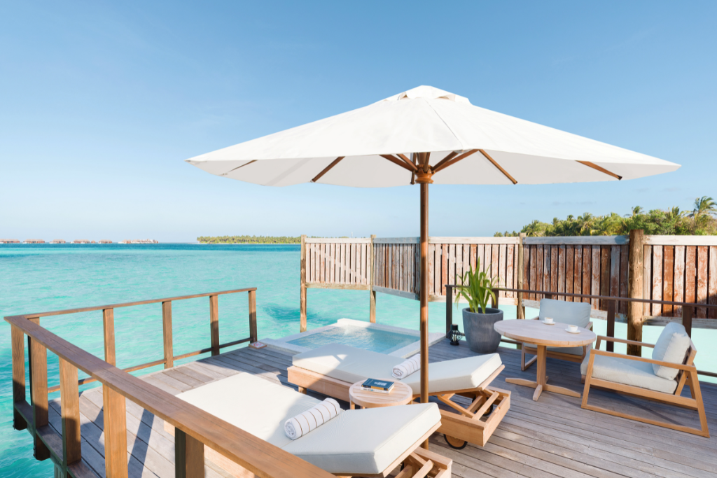 Conrad Maldives Rangali Island Sunrise Water Villa - Deck