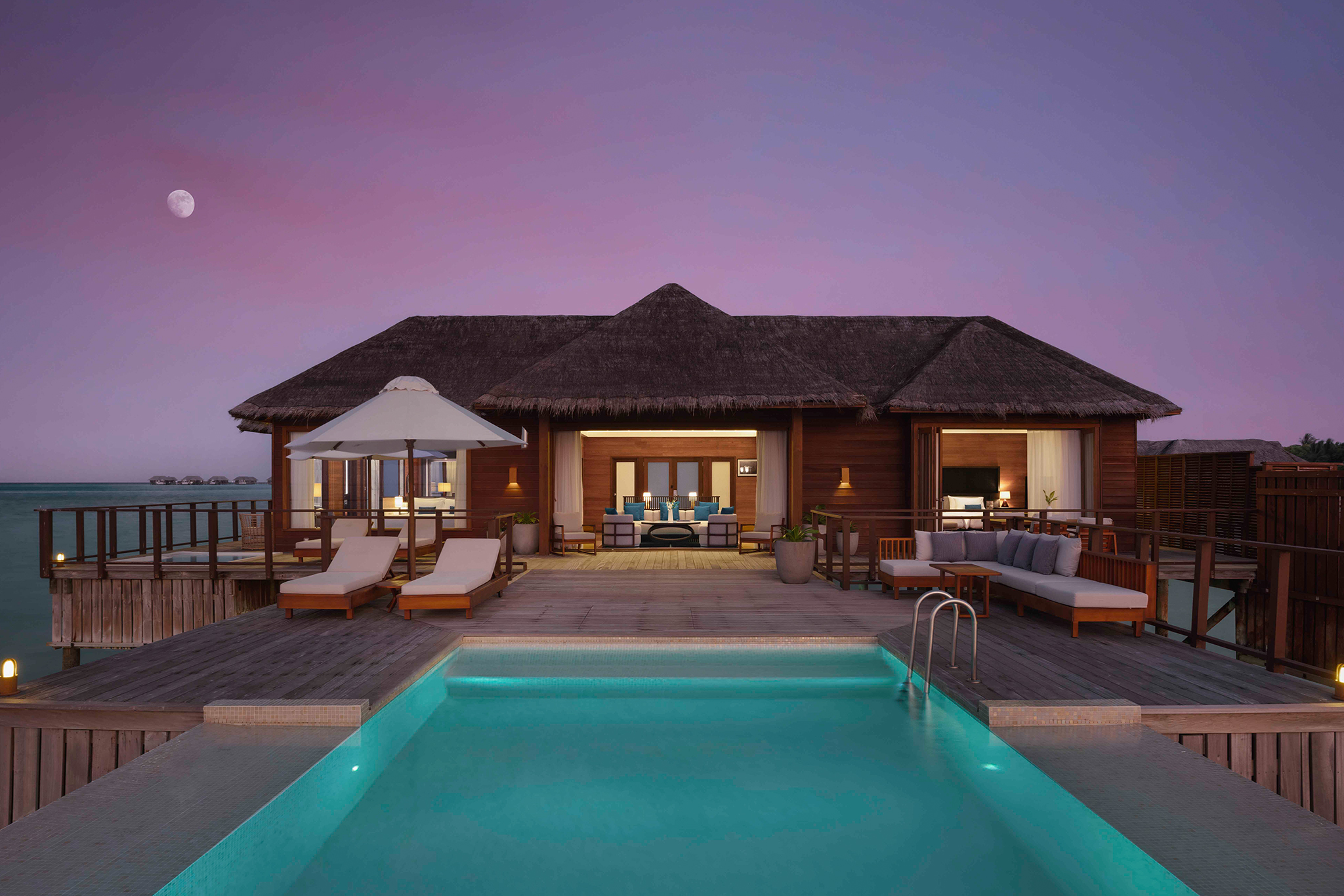 Conrad Maldives Rangali Island Two Bedroom Rangali Ocean Pavilion Pool