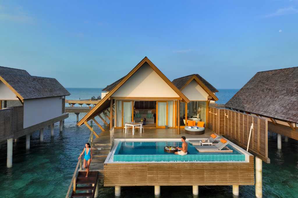 Emerald Faarufushi Resort & Spa Water Villa with Pool exterior