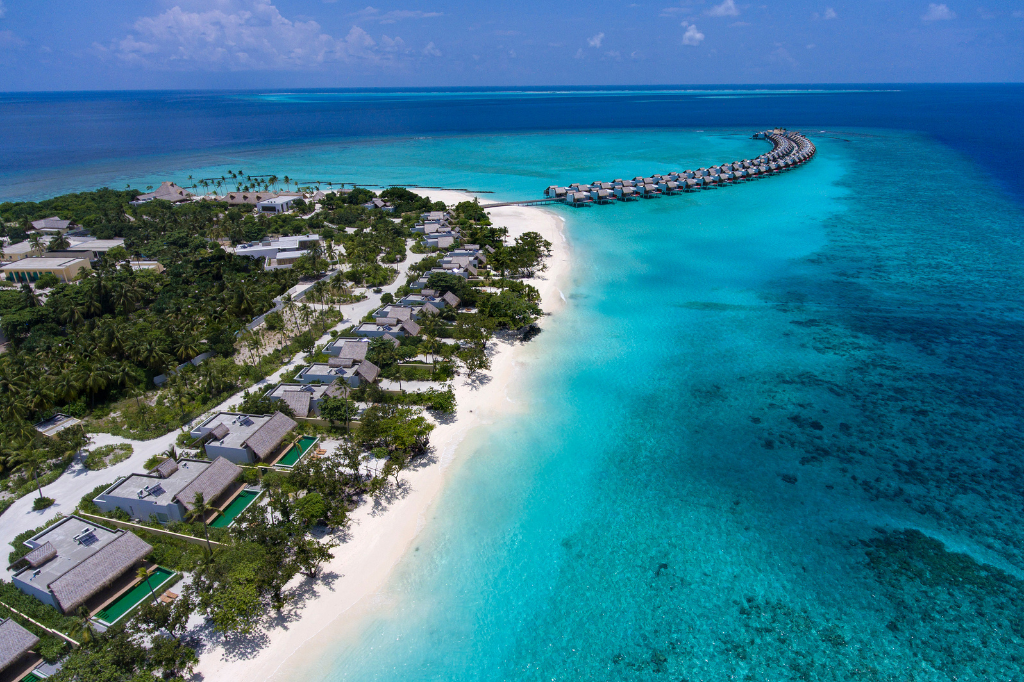 Emerald Maldives Resort & Spa aerial