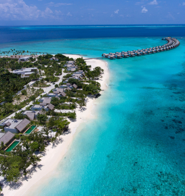 Emerald Maldives Resort & Spa aerial