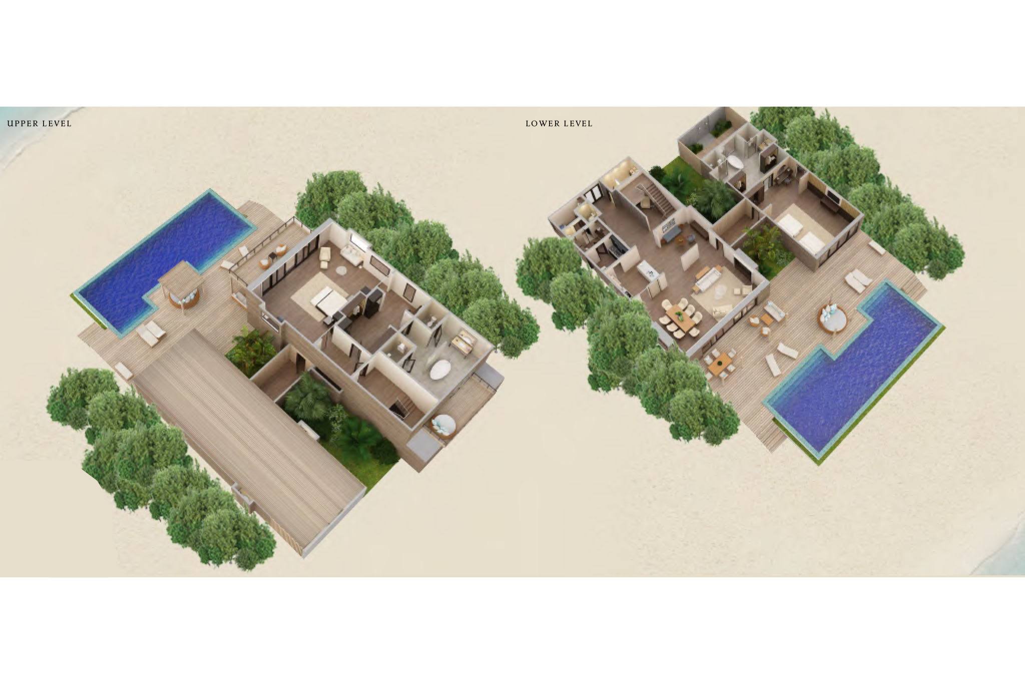 t Regis Maldives - Cesar Balsa Villa - Floor Plan