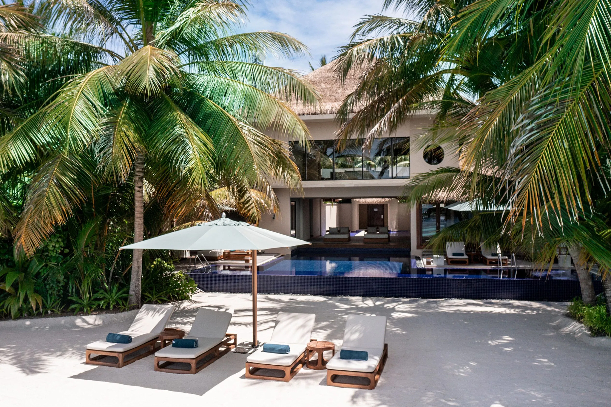 Huvafen Fushi Maldives Three Bedroom Beach Pavilion with Pool