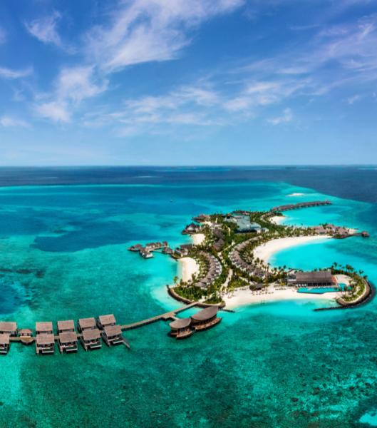 Hilton Maldives Amingiri Resort & Spa aerial