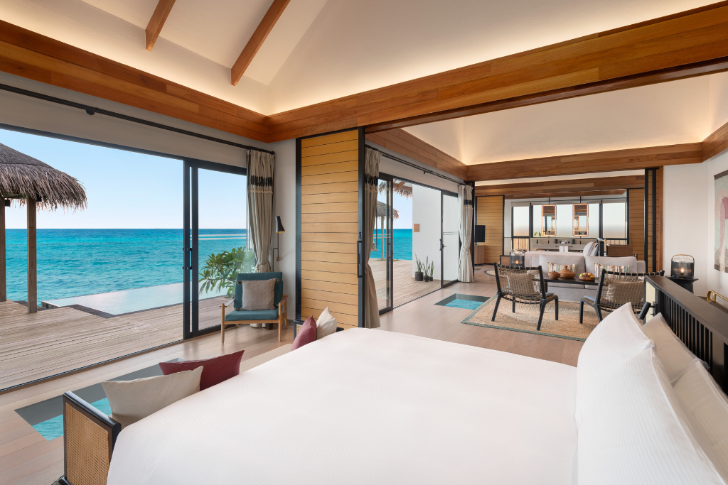 Hilton Maldives Amingiri Resort & Spa Two Bedroom Overwater Pool Villa