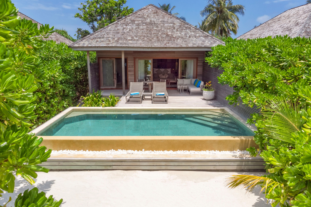 Hurawalhi Island Resort Maldives Beach Pool Villa exterior