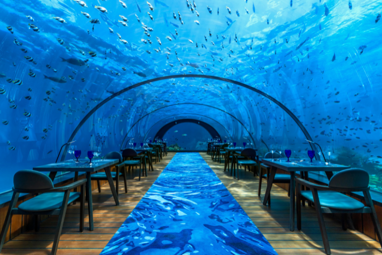 Hurawalhi Island Resort Maldives Undersea Restaurant