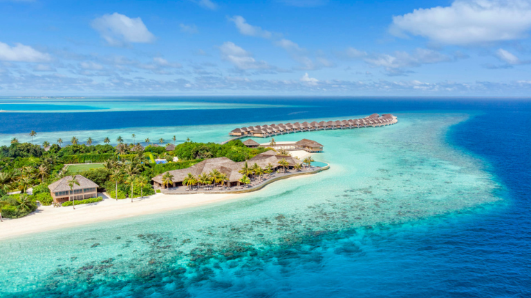 Hurawalhi Island Resort Maldives aerial