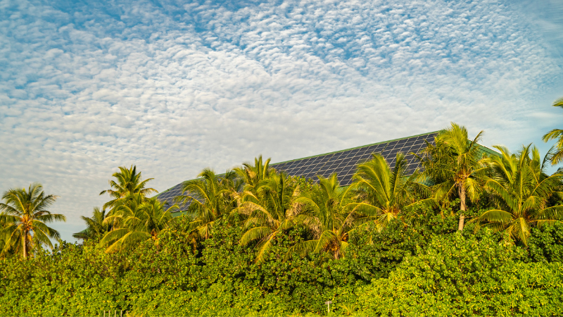 InterContinental Maldives Maamunagau Resort Solar Panels