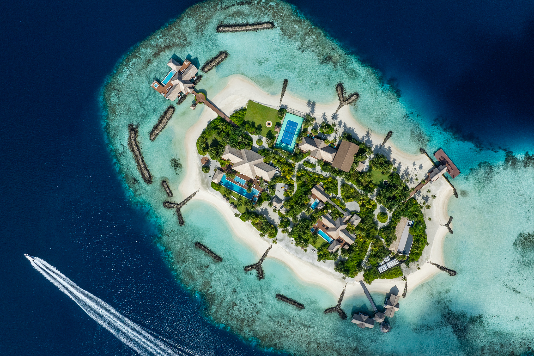 Ithaafushi Private Island Drone
