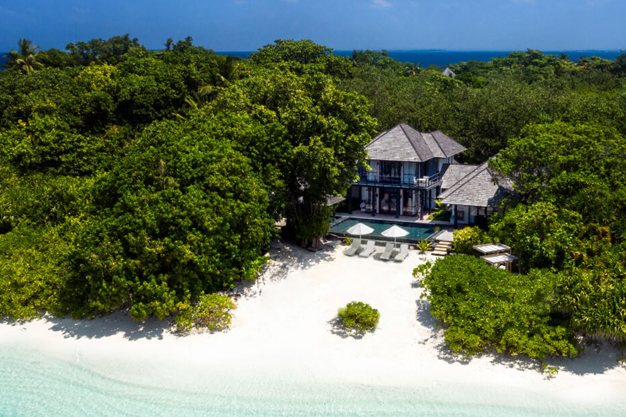 JA Manafaru - Two Bedroom Beach Residence with Family Pool and Private Pool
