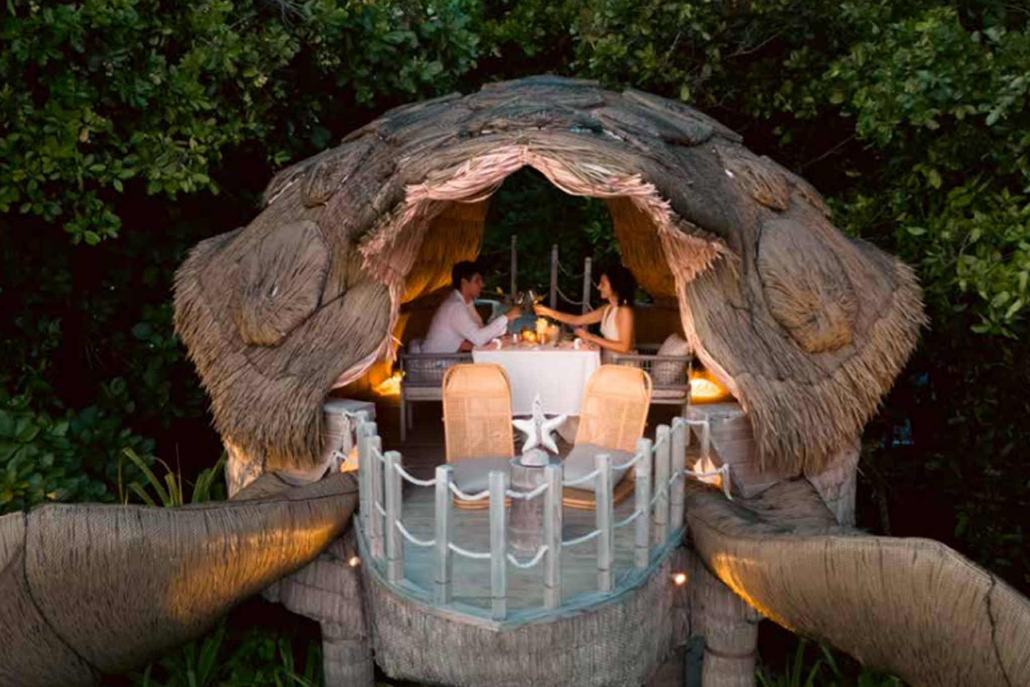 Joali Being - Turtle treehouse dinner