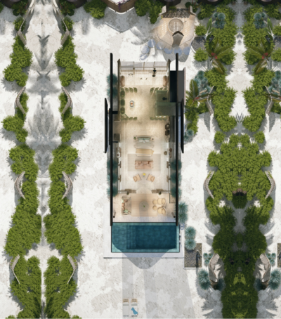 Beach Pool Villa floor plan