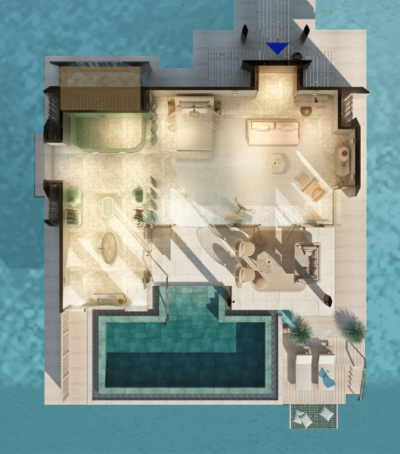grand ocean pool villa floor plan joali being