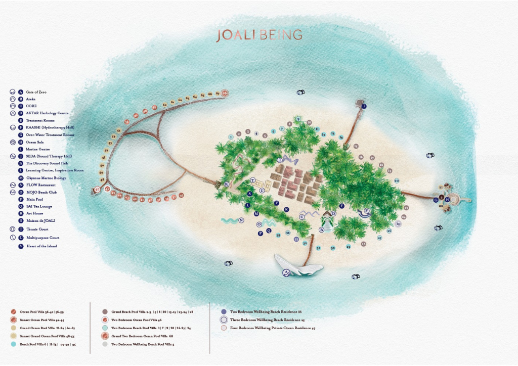 Joali Being Map