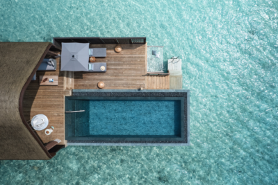 Joali Ocean Pool villa Aerial