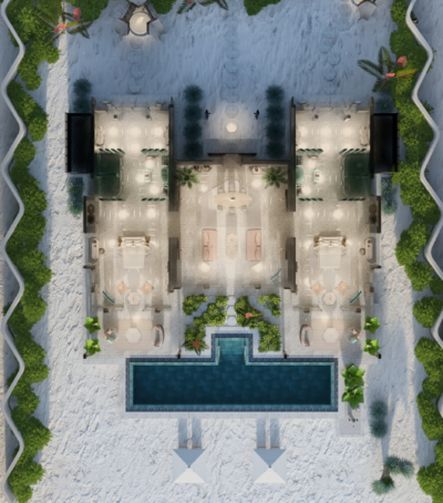 Two Bedroom Wellbeing Beach Residence floor plan