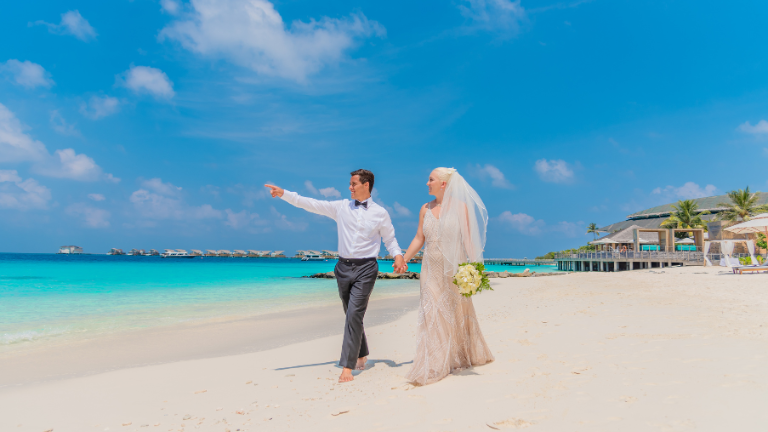 JW Marriott Maldives Resort & Spa Wedding on Beach