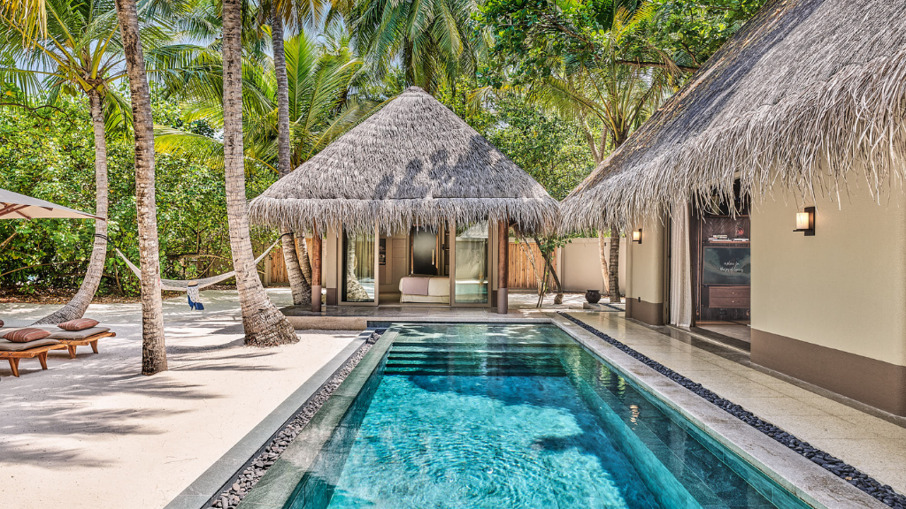 Joali Maldives Family Beach Villa with 2 Pools Outdoor