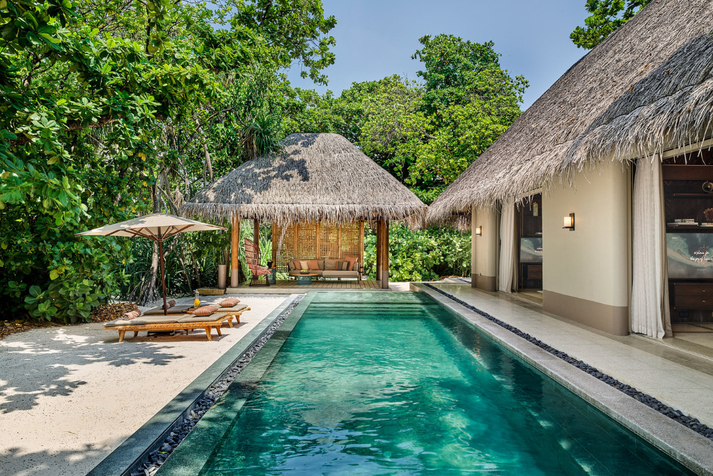 Joali Maldives Luxury Beach Villa with Pool Outdoor