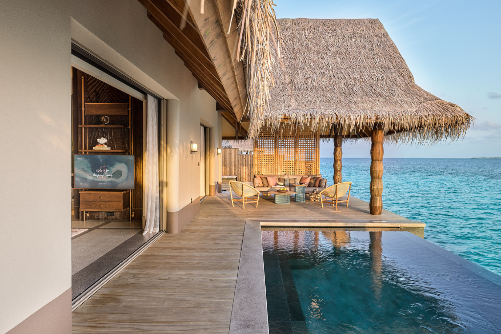 Joali Maldives Luxury Water Villa with Pool Outdoor