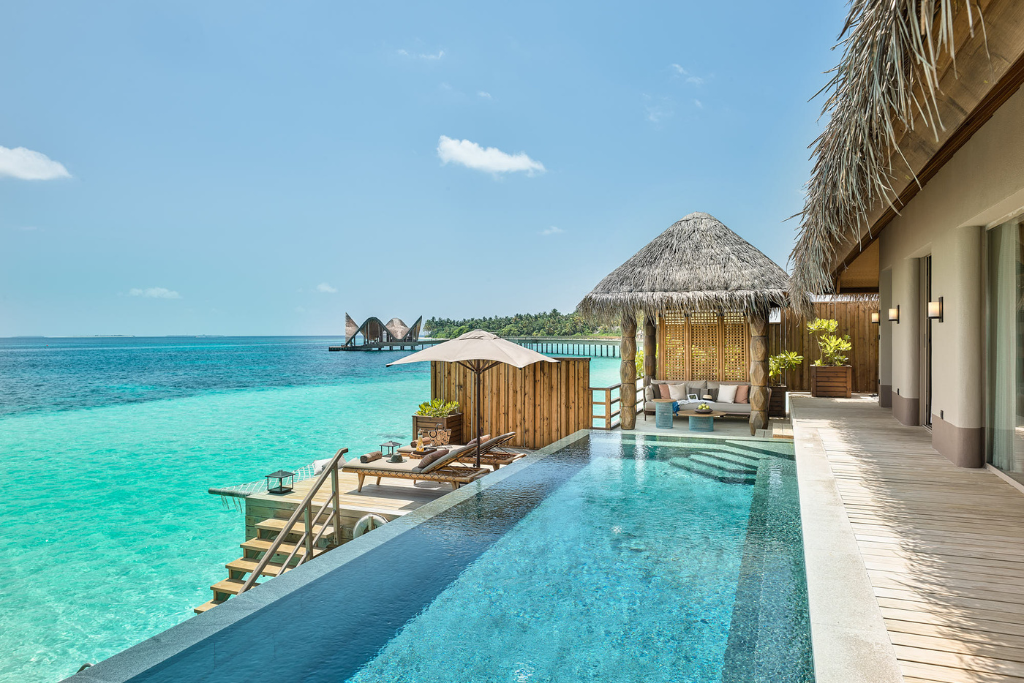 Joali Maldives Sunset Water Villa with Pool Outdoor 